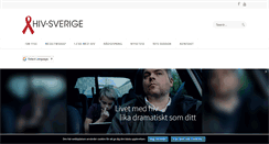 Desktop Screenshot of hiv-sverige.se