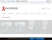 Tablet Screenshot of hiv-sverige.se